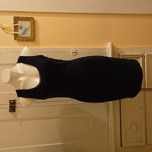 RACHEL Rachel Roy Dresses & Skirts - Rachel Rachel Roy black sleeveless knit and mesh dress Sz M.